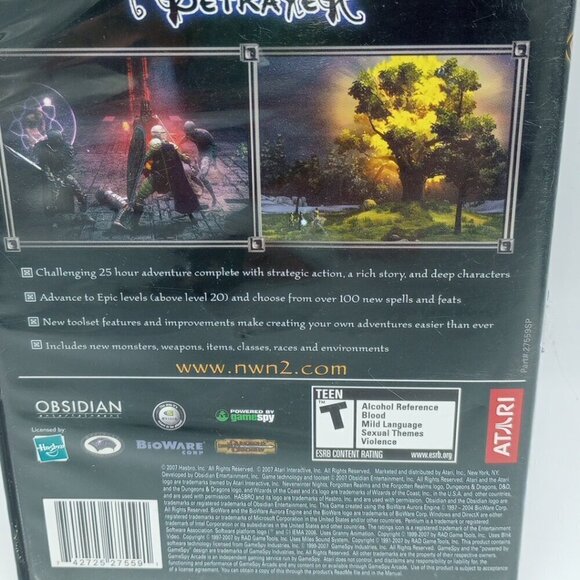 Forgotten Realms Neverwinter Nights 2 Expansion Pack PC (DVD Rom) Obsidian Atari - Picture 5 of 11